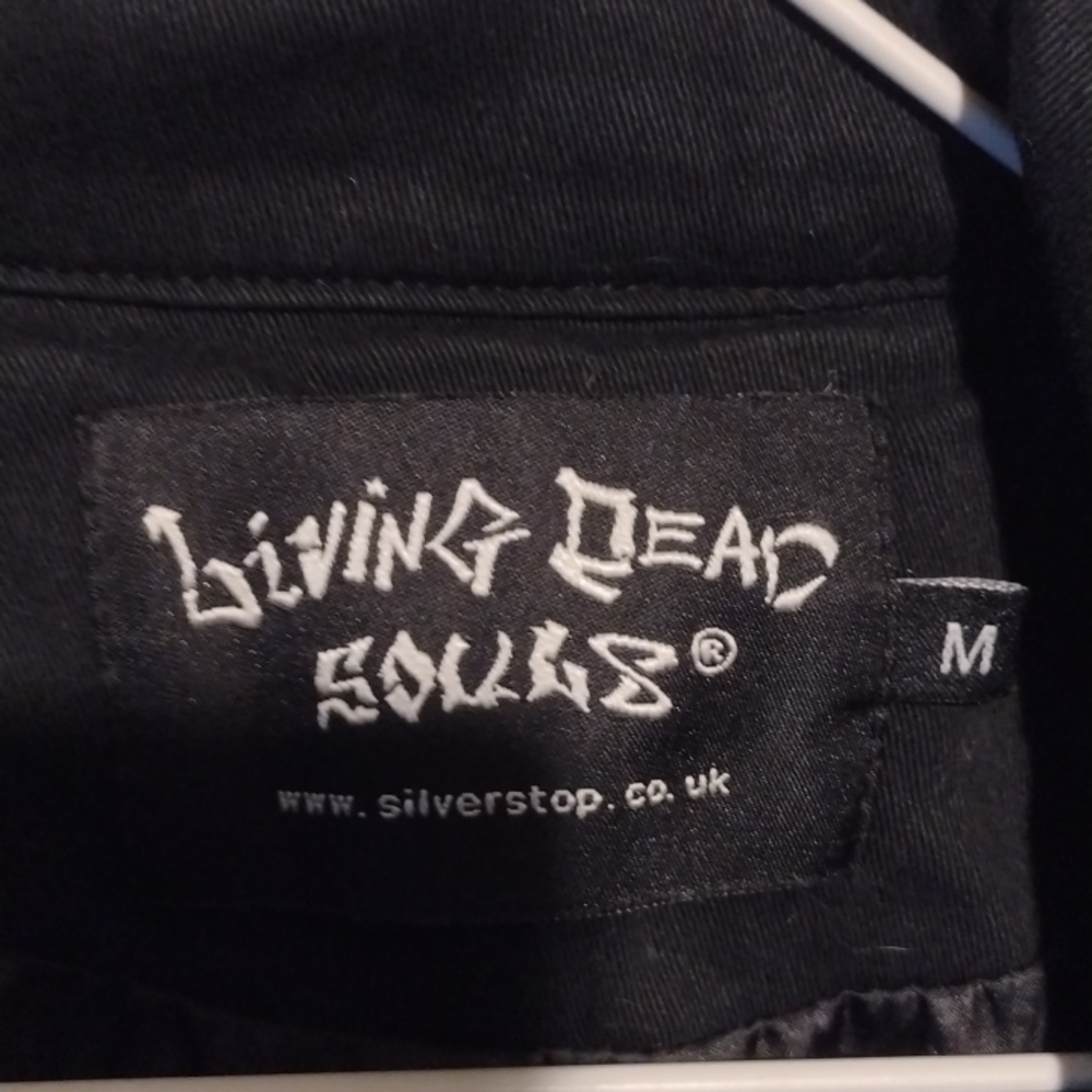 Vintage Y2K Goth size medium living Dead souls jacket - Picture 3 of 13